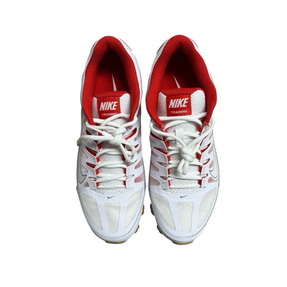 NIKE REAX 8 TR TRAINER MESH WHITE WOLF GREY CHILE RED 621716-103 MENS 9.5 NEW main image 7